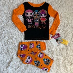 L.O.L Surprise Girls Long Sleeve Halloween Pajama